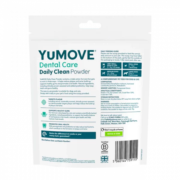YuMOVE Dental Clean Powder for dogs - Image 2
