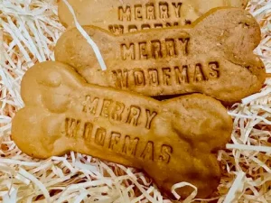 Merry Woofmas Bone Biscuit