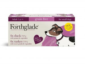 Small breed turkey and duck wet dog food variety pack