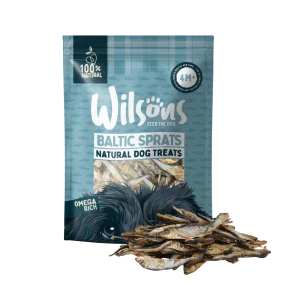 Wilsons Baltic Sprats Natural Dog Treats - 175g